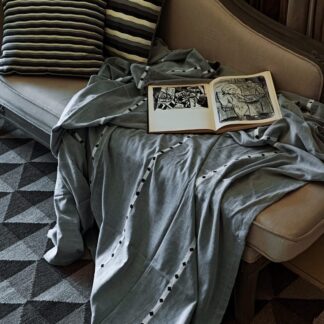 Calyz Layered Grey Summer Throw